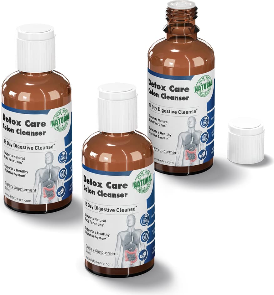 Detox Care Colon Cleanser 50Ml X 3 Adet