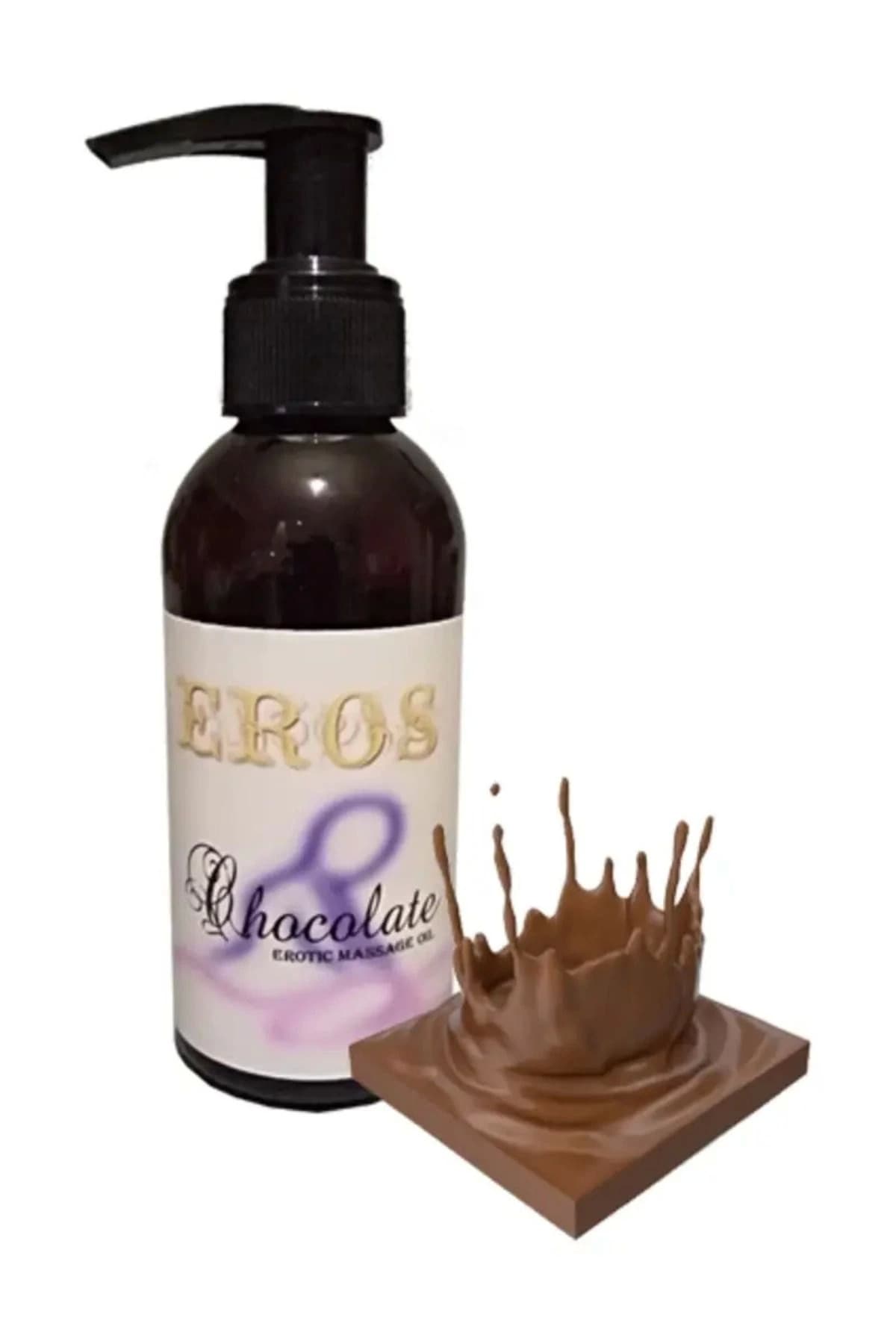 Hologramlı Chocolate rotic Massage Oıl 120 ML Çikolata Kokulu rotik Masaj Yağı