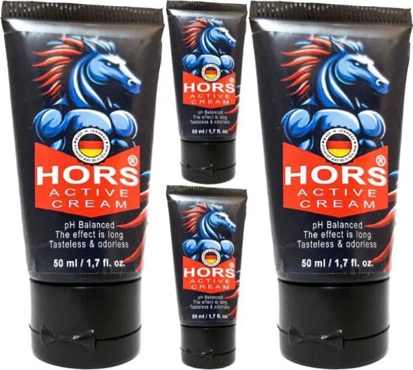Hors Active Cream 50 ml Erkek Özel 4 Adet