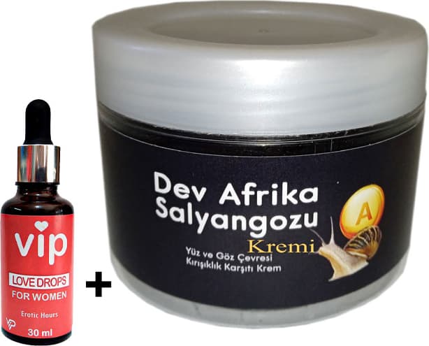 Bonie Giant Vıp:22 Yaşlànma Kàrşıtı Dev Afrika Salyangozu Kremi 100 ml Yanında Vip Bayan Afrodìzyak Damlà