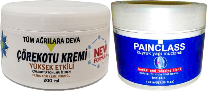 Çörekotu 2 Tane Çörek Otu Kremi XL Box Büyük Boy White Box 200 ml + Painclass Kuyruk Yağı 100 ml Kremi