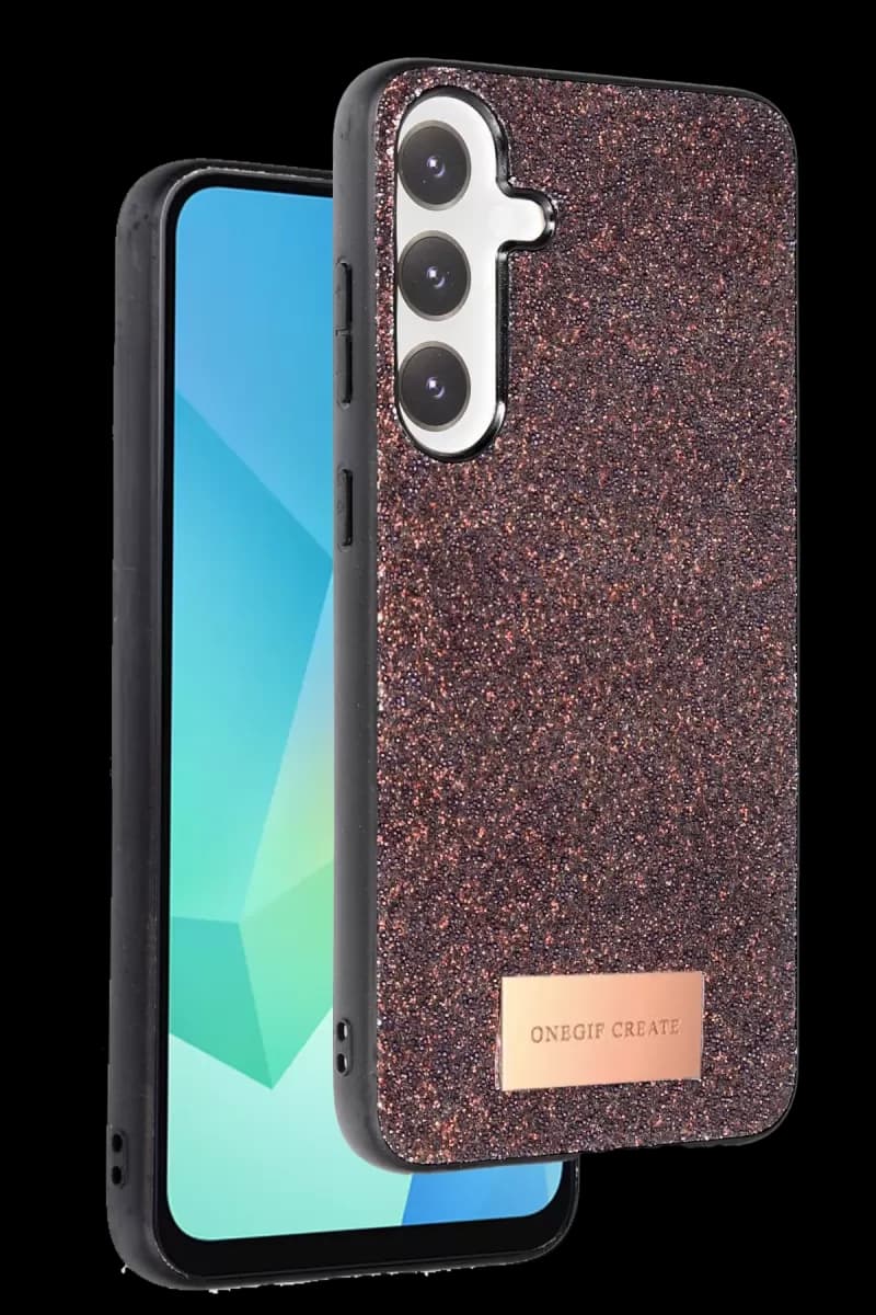 Galaxy A26 Bright Simli Kapak - Derin Mor