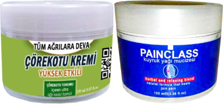 Çörek Otu Kremi 150 ml + Painclass 100 ml Kuyruk Yağı Kremi / Krem Seti