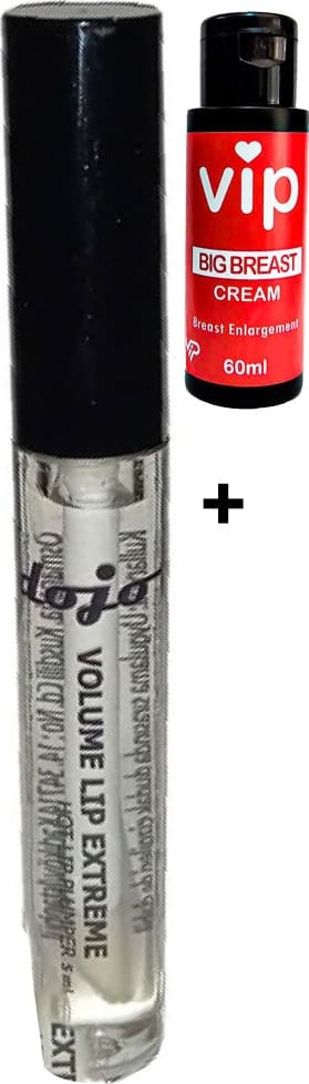 Dojo Hotlip Plumper Dudak Dolgunlaştırıcının Yanında Vip Göğüsbüyütücü Krem 60 ml