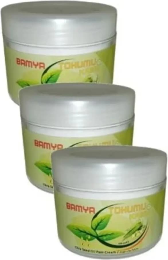 Bamya Tohumu Yağlı Bakım ve Mesaj Kremi 100 ml x 3 Adet