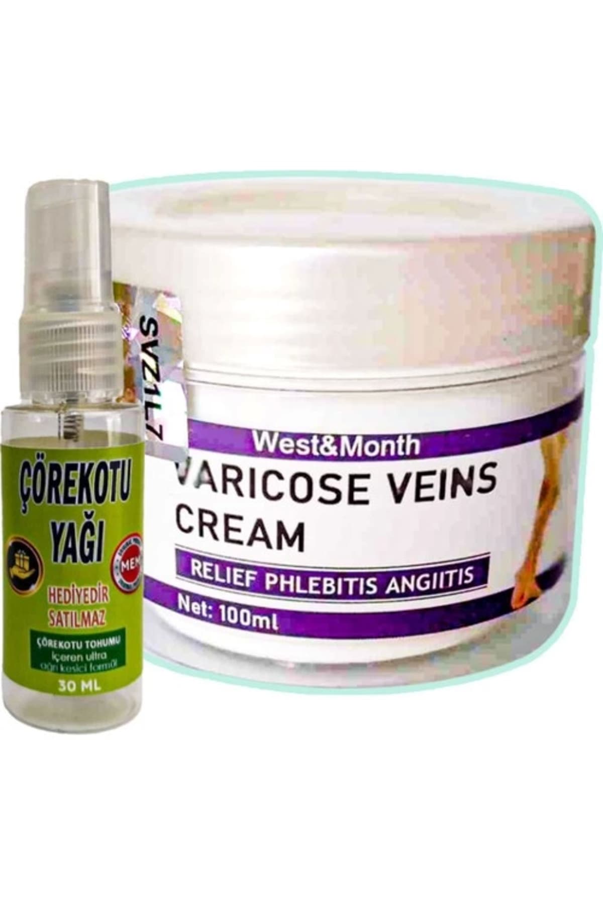 West & Month Varicose Veins Bakım Kremi 100 ml + Çörek Otu Yağı 30 ml