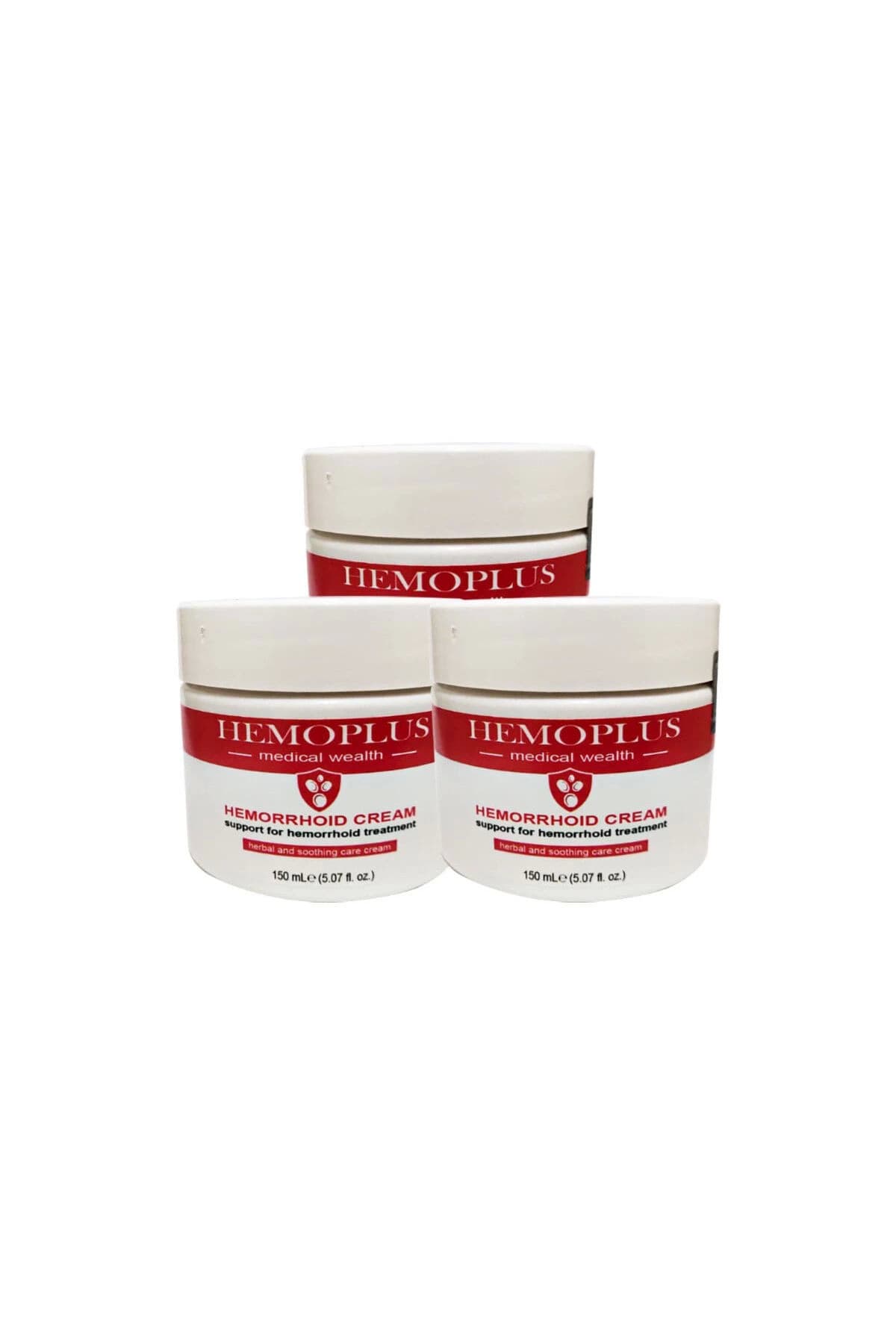 Hemoplus Büyük Boy Rahatlama Bakım Kremi 3 Adet 150 ml