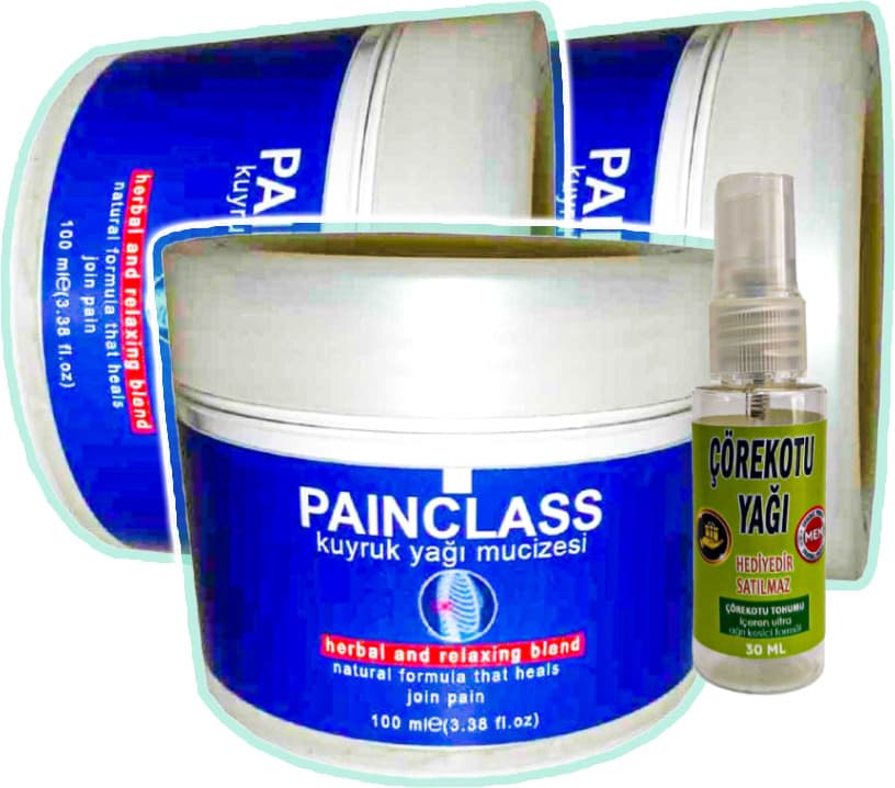 Painclass Kuyruk Yağı Kremi 3 Adet 100 ml + Çörek Otu Yağı Yağı 30 ml