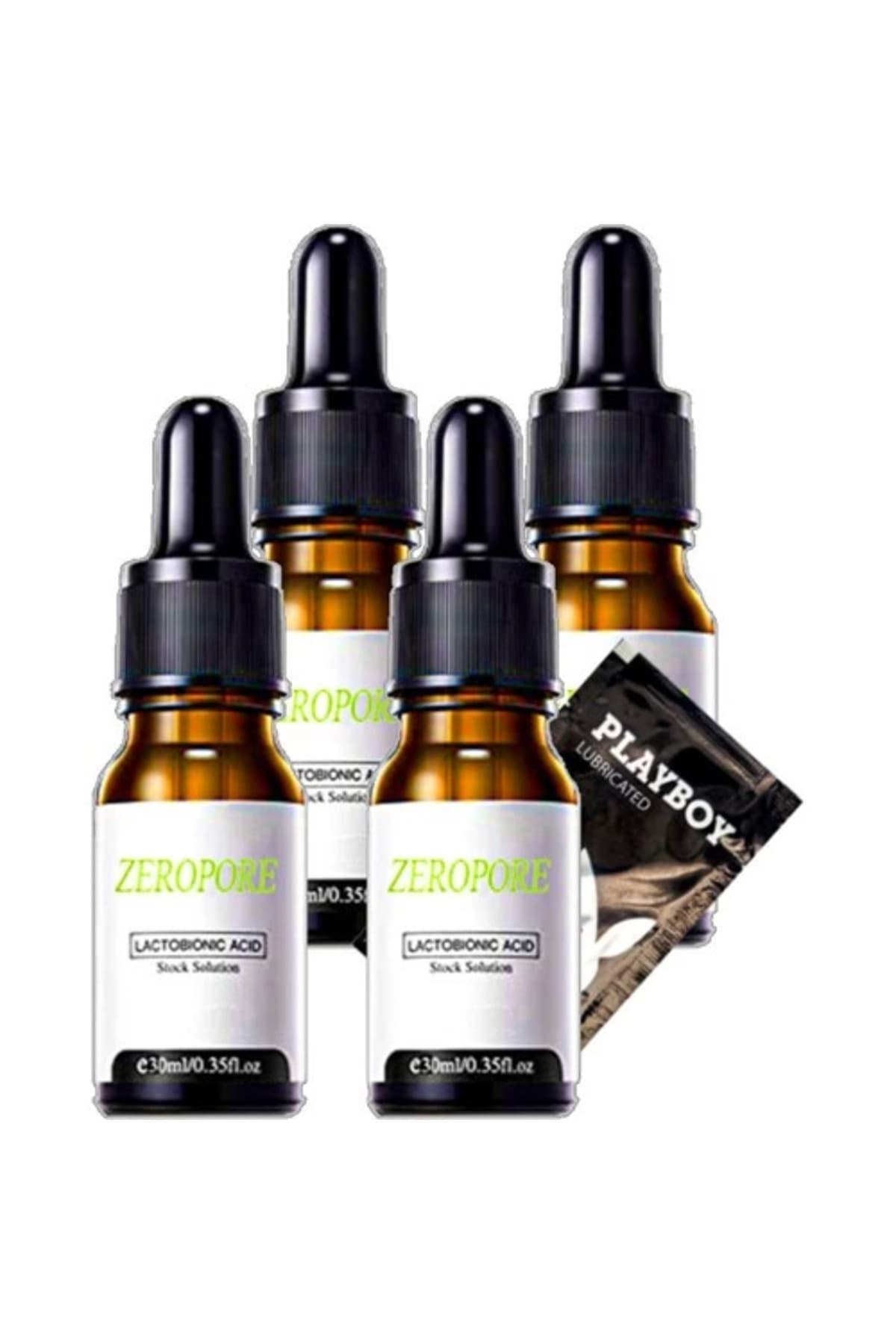 Zeropore Instant Perfection Serum - Boyun Dekolte Yüz Cilt Bakım Genç Serumu 30 Ml X 4 Adet + Jel