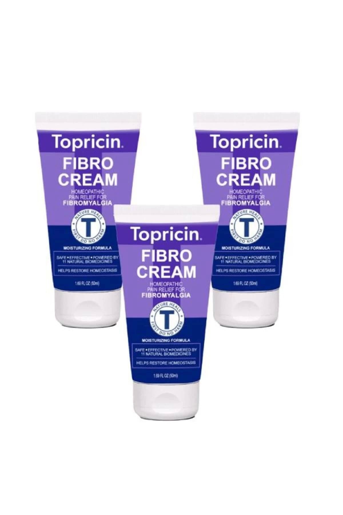 Topricin Fibro Rahatlatıcı Bakım ve Masaj Kremi 50 ml x 3 ad