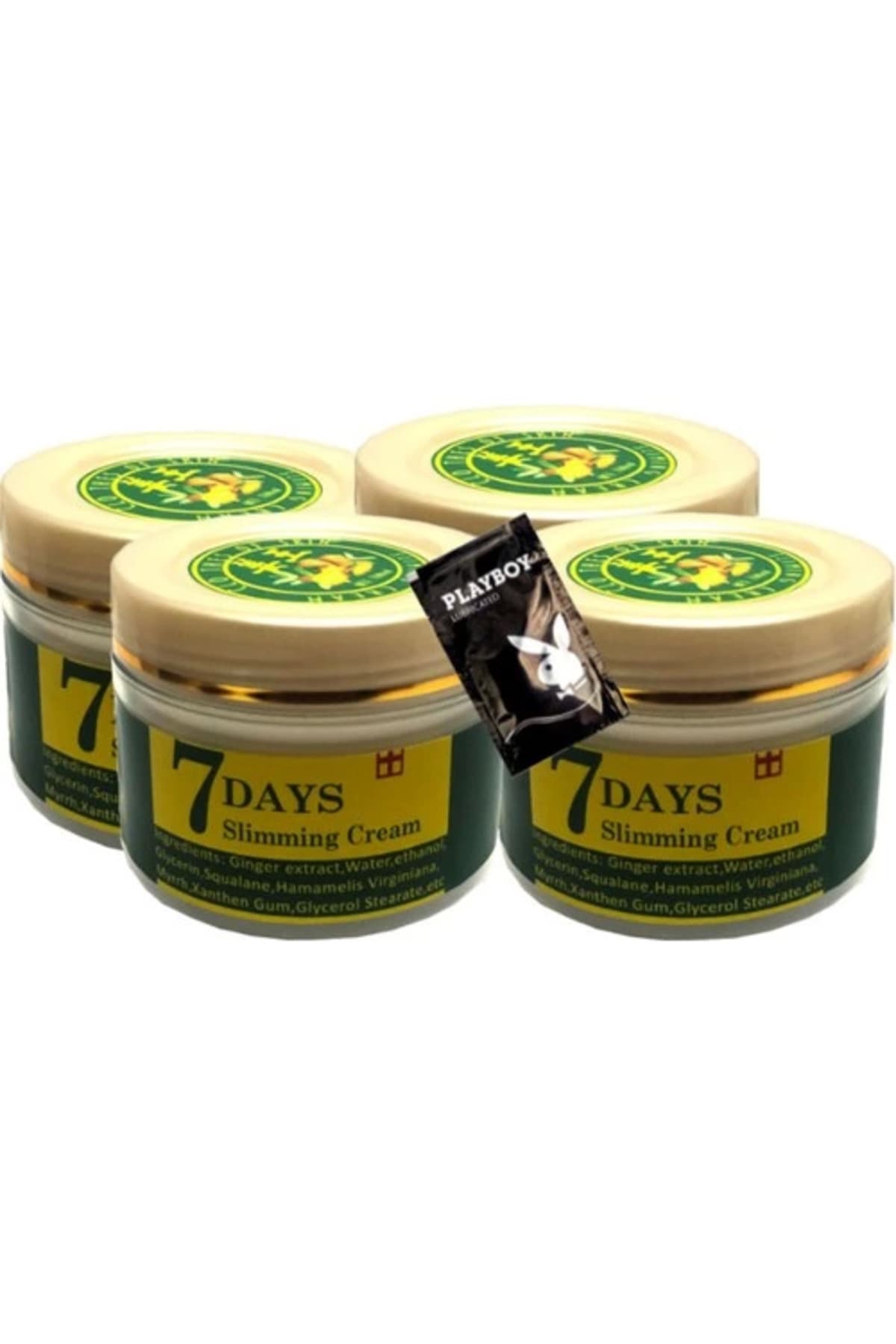 7Days 4x Adet Ginger Miracle Slimming Cream 100 ml Sel Kremi + 1 Adet Jel Hediye