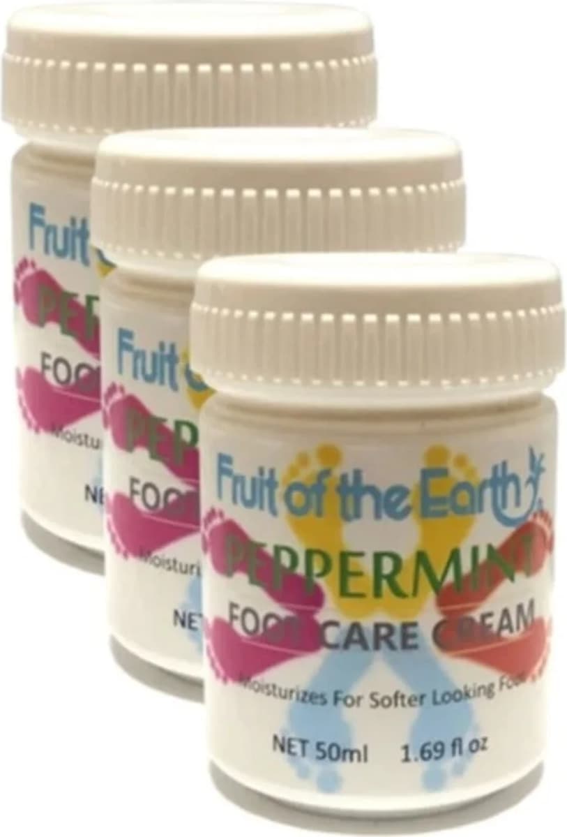 Fruit Of The Earth Ayak Bakım Kremi Nane Ferahlığı ve Kokusu 3 Adet 50 ml