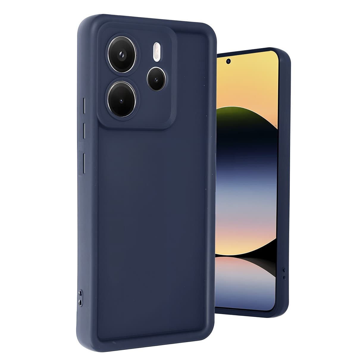 Note 14 4G Kılıf Viera Silikon - Lacivert
