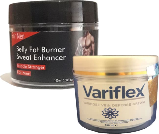 Variflex Bacak Kremi 100 ml + Erkeklere Yaza Hazırlık Eelhoe Fatburnerman Krem
