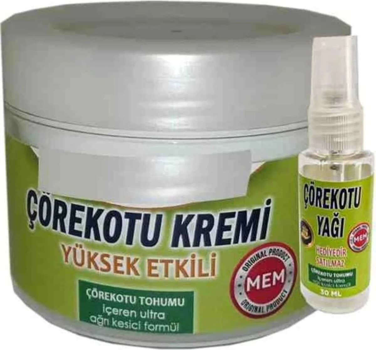 Süper Mem Çörek Otu Kremi 100ML + 30 ml Yağ Set