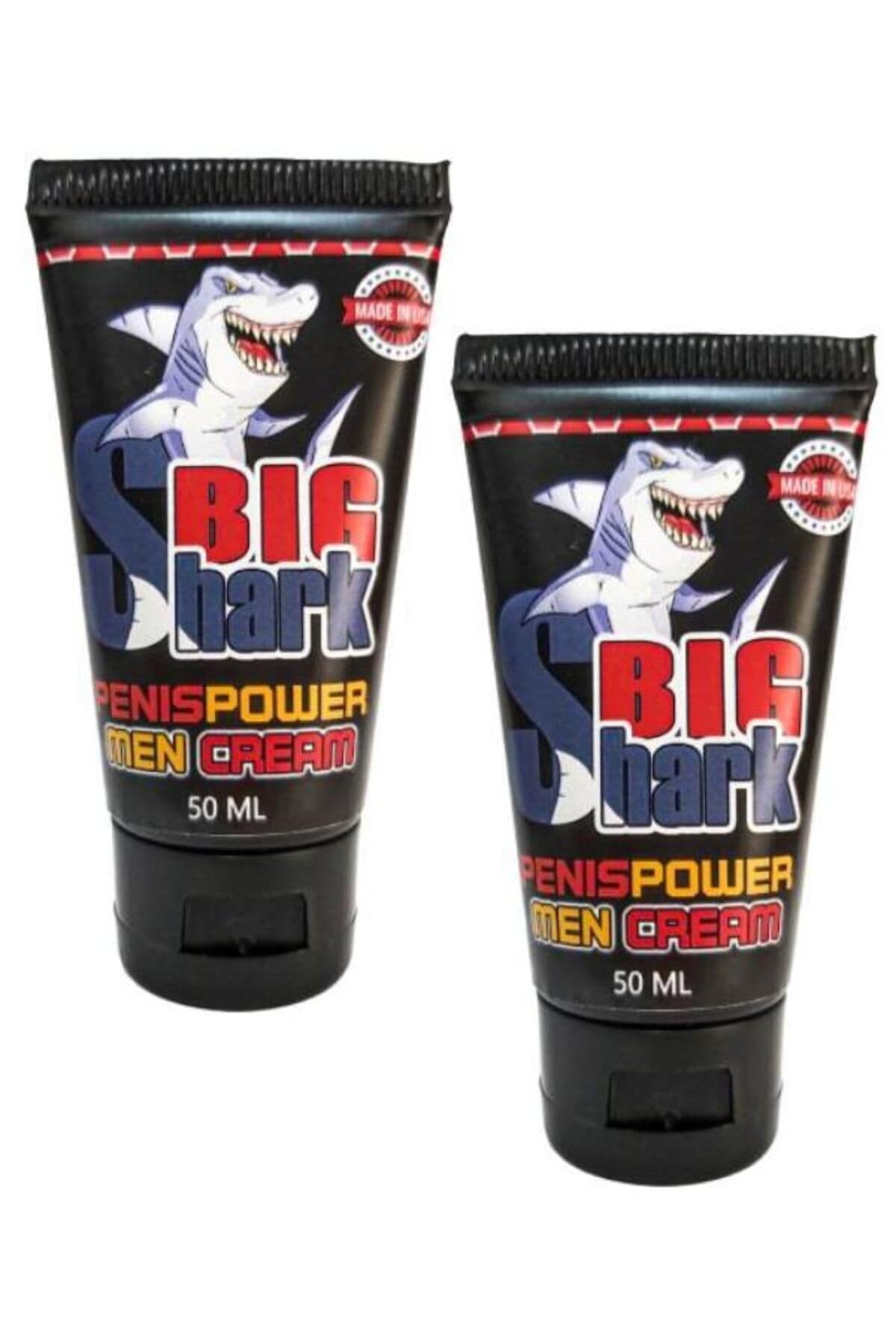 Big Shark Power Creams Erkeklere Sertleştirme Etkisi Kremi 50 ml X 2 Adet