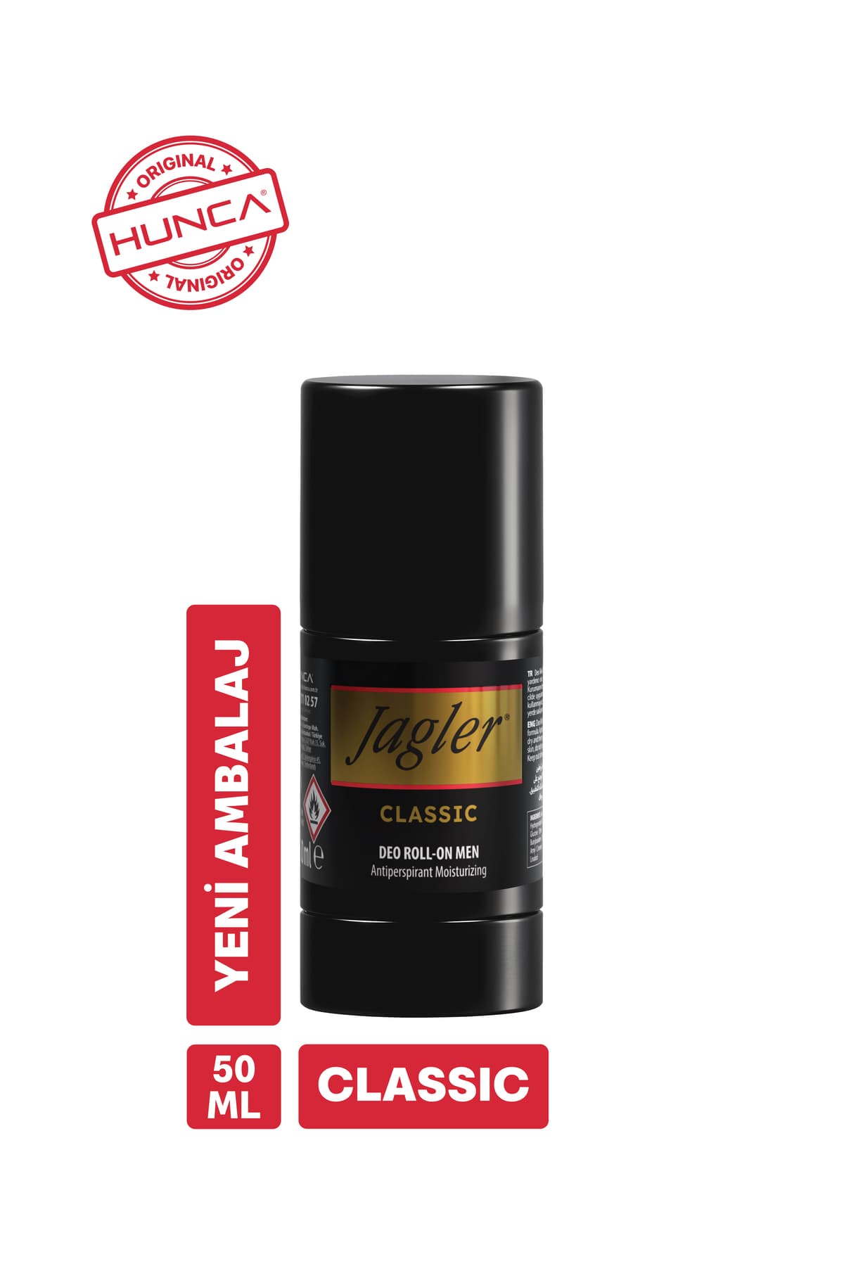 Deodorant Rool On & Siyah Classic Erkek 50ML
