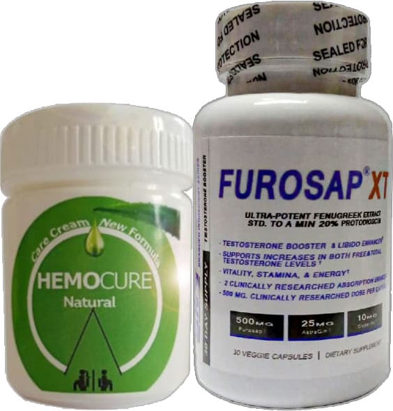 Hemocure Cream 50 ml Özel Karışıım Krem + Furosapxt Erkeklere Özel 30 Lu Tetikleyici Katılaştırıcı