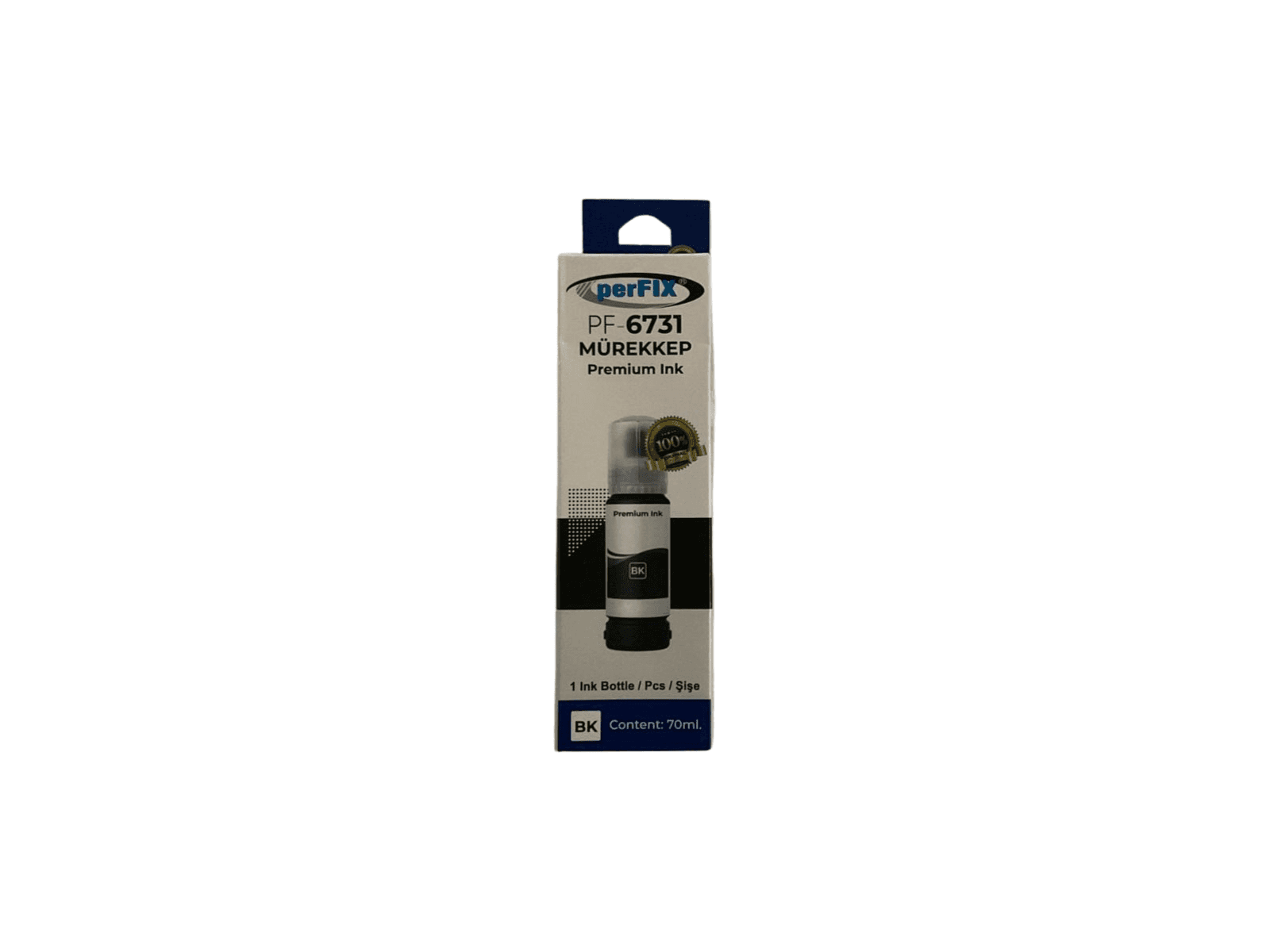 perFIX PF T6641 - 6731 Siyah Şişeli Mürekkep (70 ml )