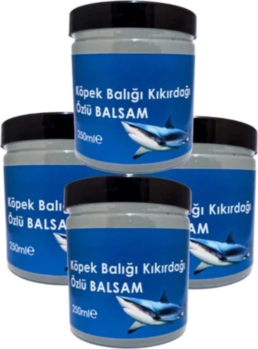 Muzicevi Köpekbalığı Kremi 250 ml x 4 Adet