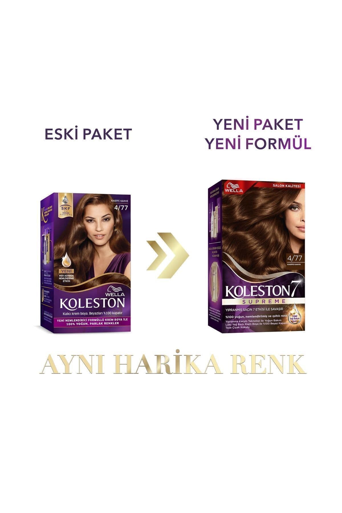 Suprime Kit Saç Boyasi & No: 4/77 Kadife Kahve