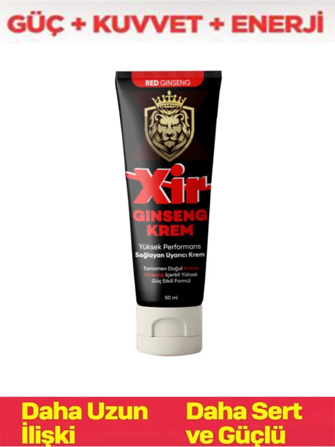 Xir Erkeklere Özel Boyutlandırıcı Uzun Deneyim Kremi 50ML x 2 Adet