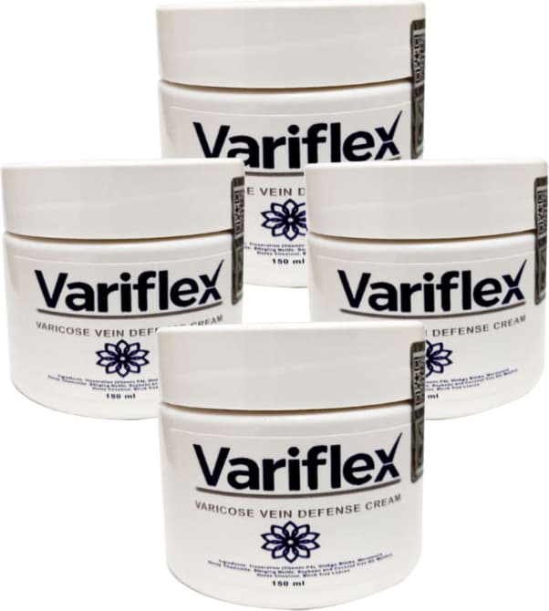 Variflex Varicose Vein Defense Cream 150 ml Bacak Kremi 4 Adet