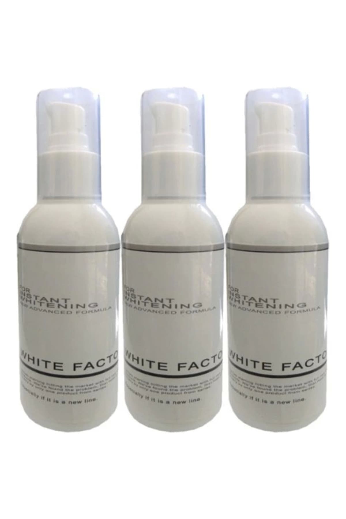 White Factor 3 Adet White Factor For Instant Whitening Beyazlatıcı Açıcı / 3X120 ml Krem