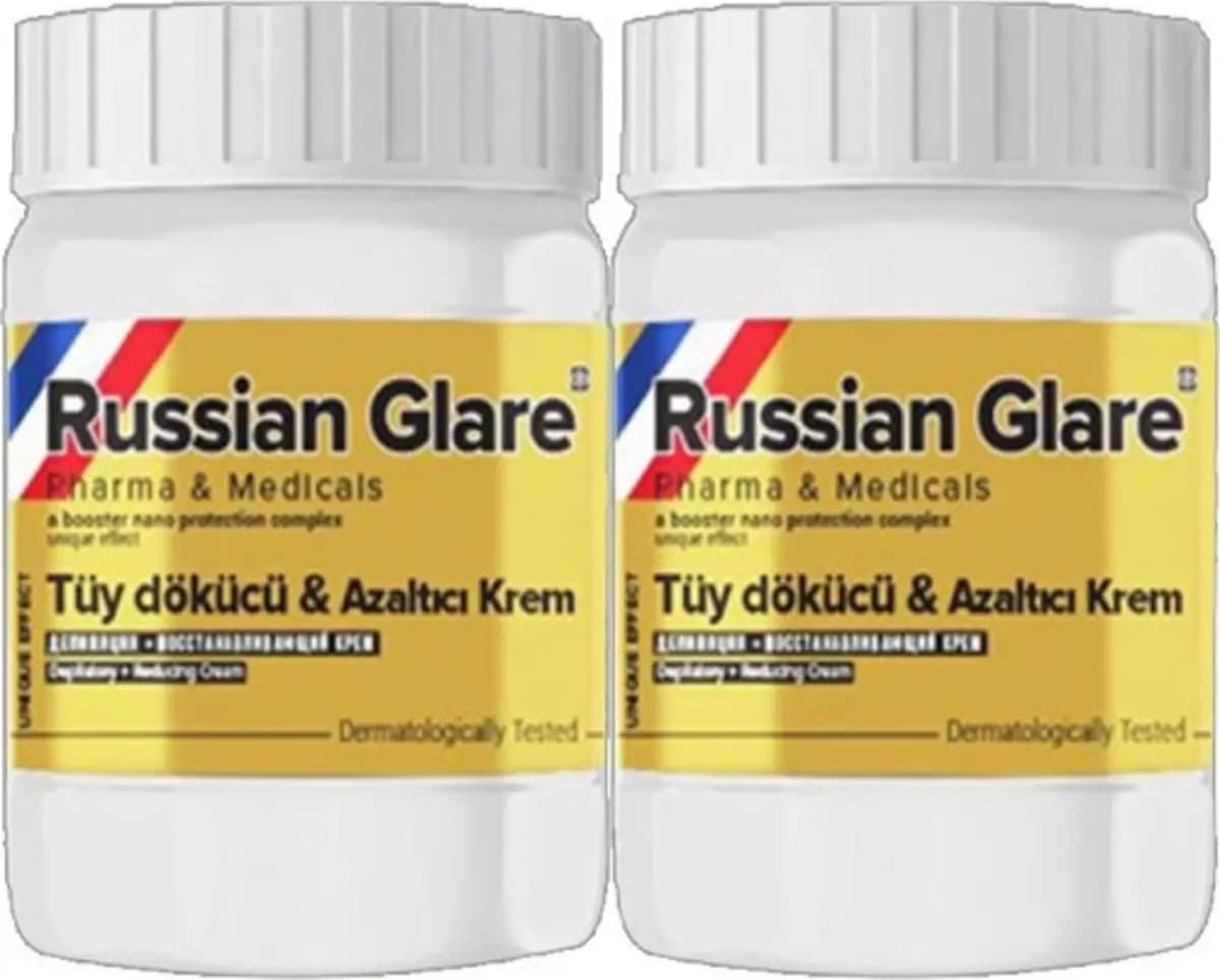Russ Glare Tüylere Krem Nano 2 Adet x 50 ml Russ Merhemi