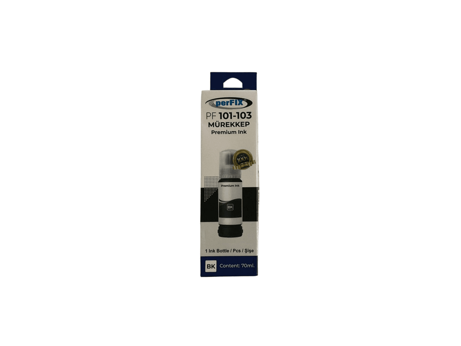 perFIX PF T103BK Siyah Şişeli Mürekkep (70 ml )