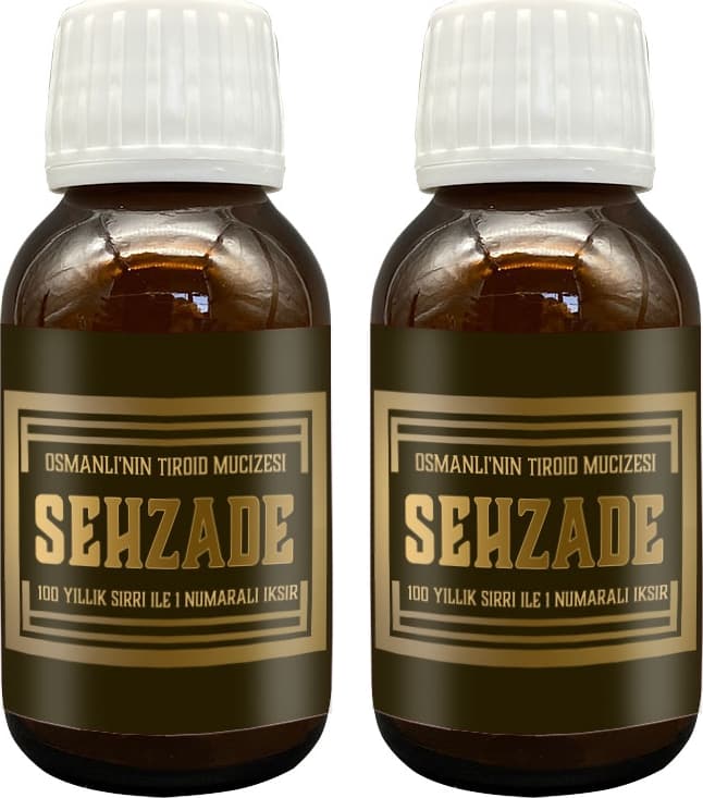 Şehzade Iksiri Şurubu 2 Adet Osmanlı Geleneğinden Gelen Özel Bitki Extratlarından Şurup 50 ml