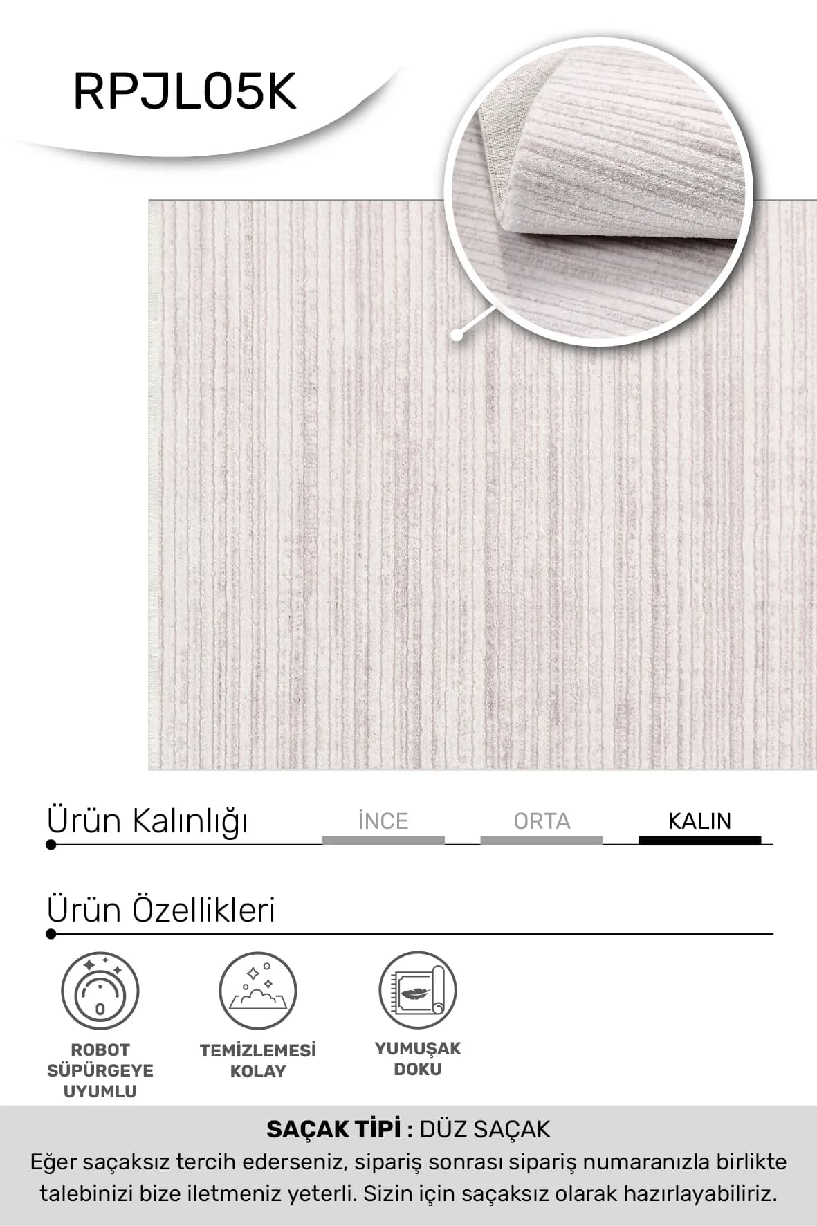 YoudayHomeCollection JALURA Model Oturma Odası Halısı