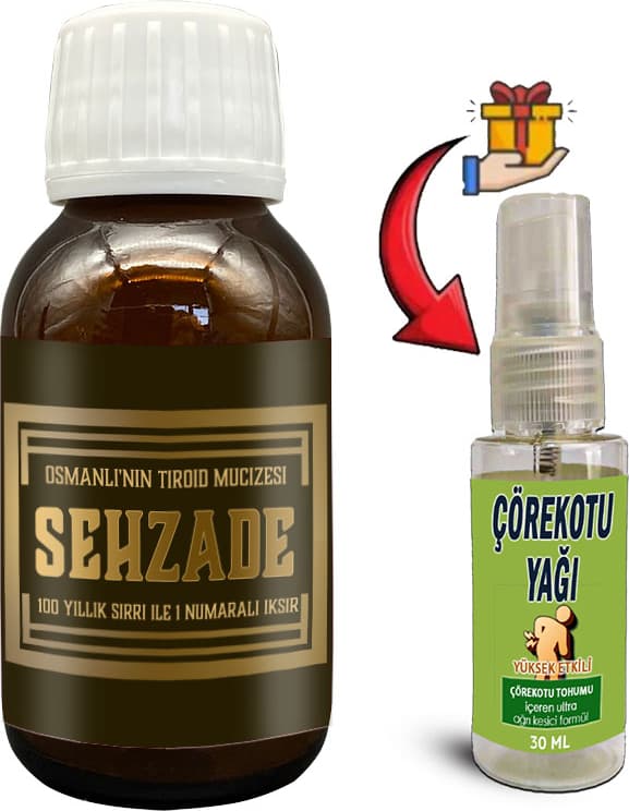 Lokman Şirvan Osmanlı Şurubu Yoğun Bitki Extratlı Şehzade Iksiri Şurubu 50 ml + Çörek Otu Yağı