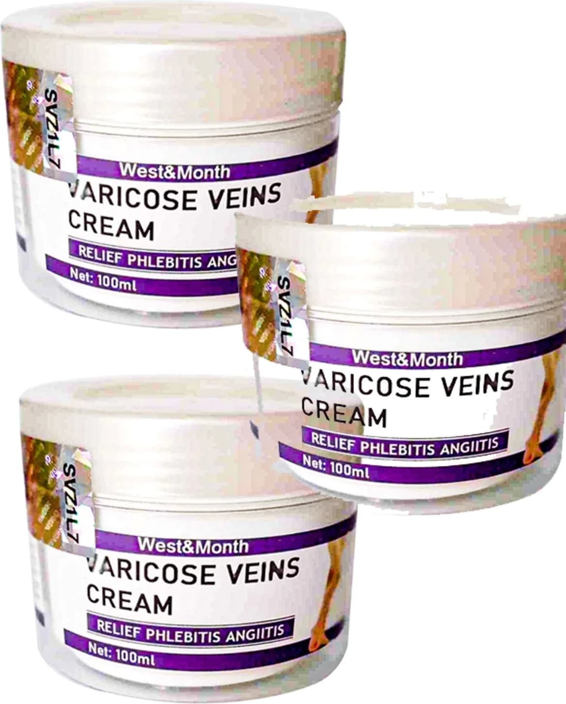 Süper Varix Varcse Vnis West&month Leg Bakım Kremi 100 ml x 3 Adet