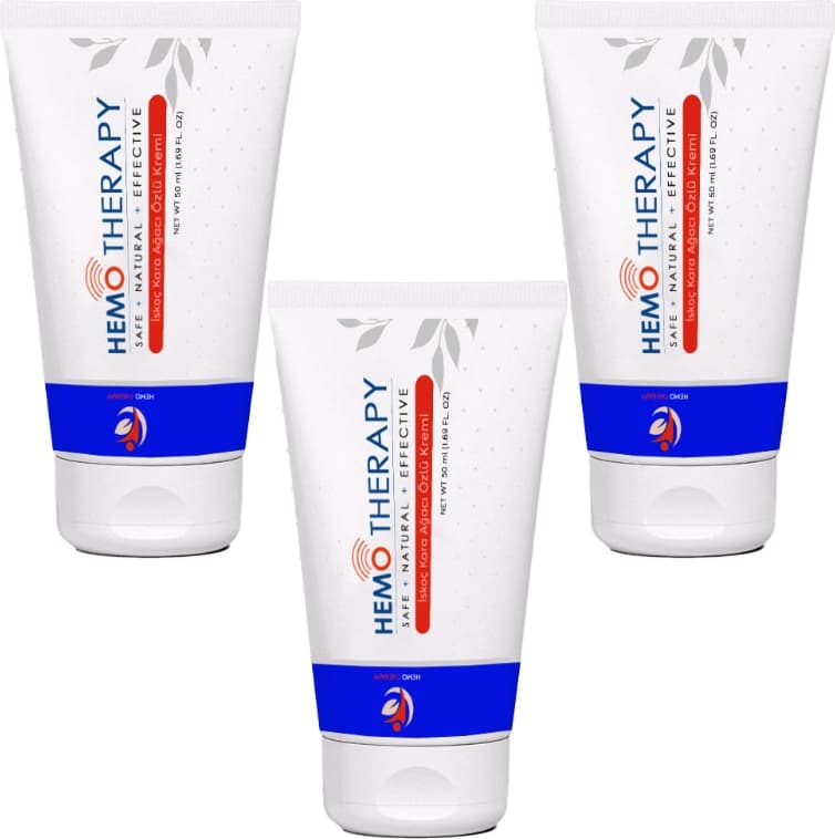 Hemo Therapy: 3 Adet> Iskoç Karaağaç Özlü An.al Bakım Kremi 50 ml