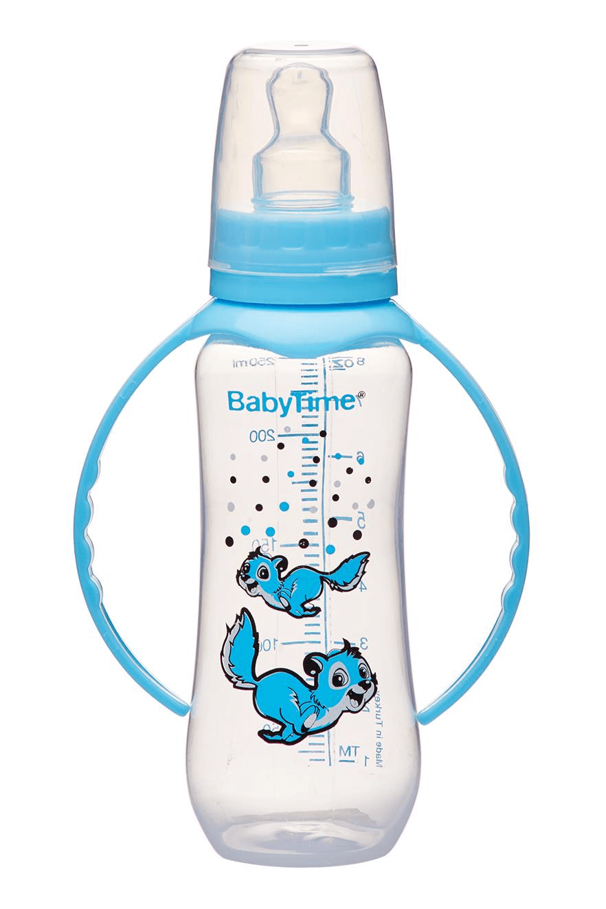 BabyTime Klasik Pp Biberon (Silikon Kiraz Uçlu) 250ml BT065 No.1