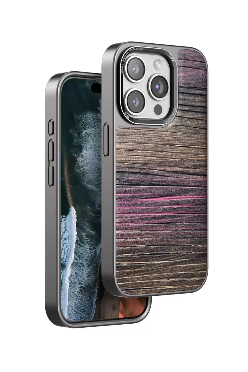 iPhone 14 Pro Wave Kapak - Pembe