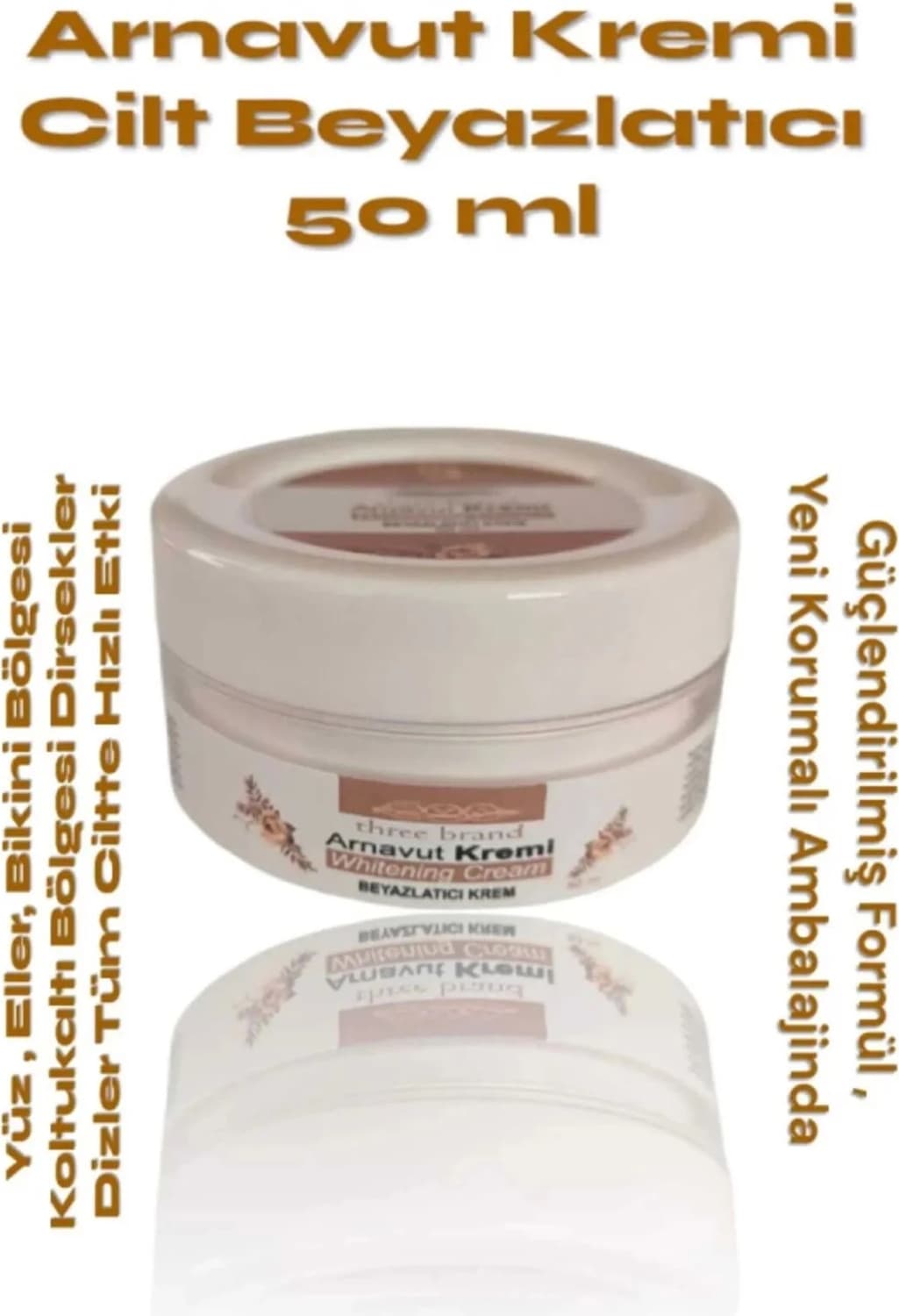 Süper Three Brand Whitening Cream Arnavut Kremi 100 ml Kremi x 1 Adet