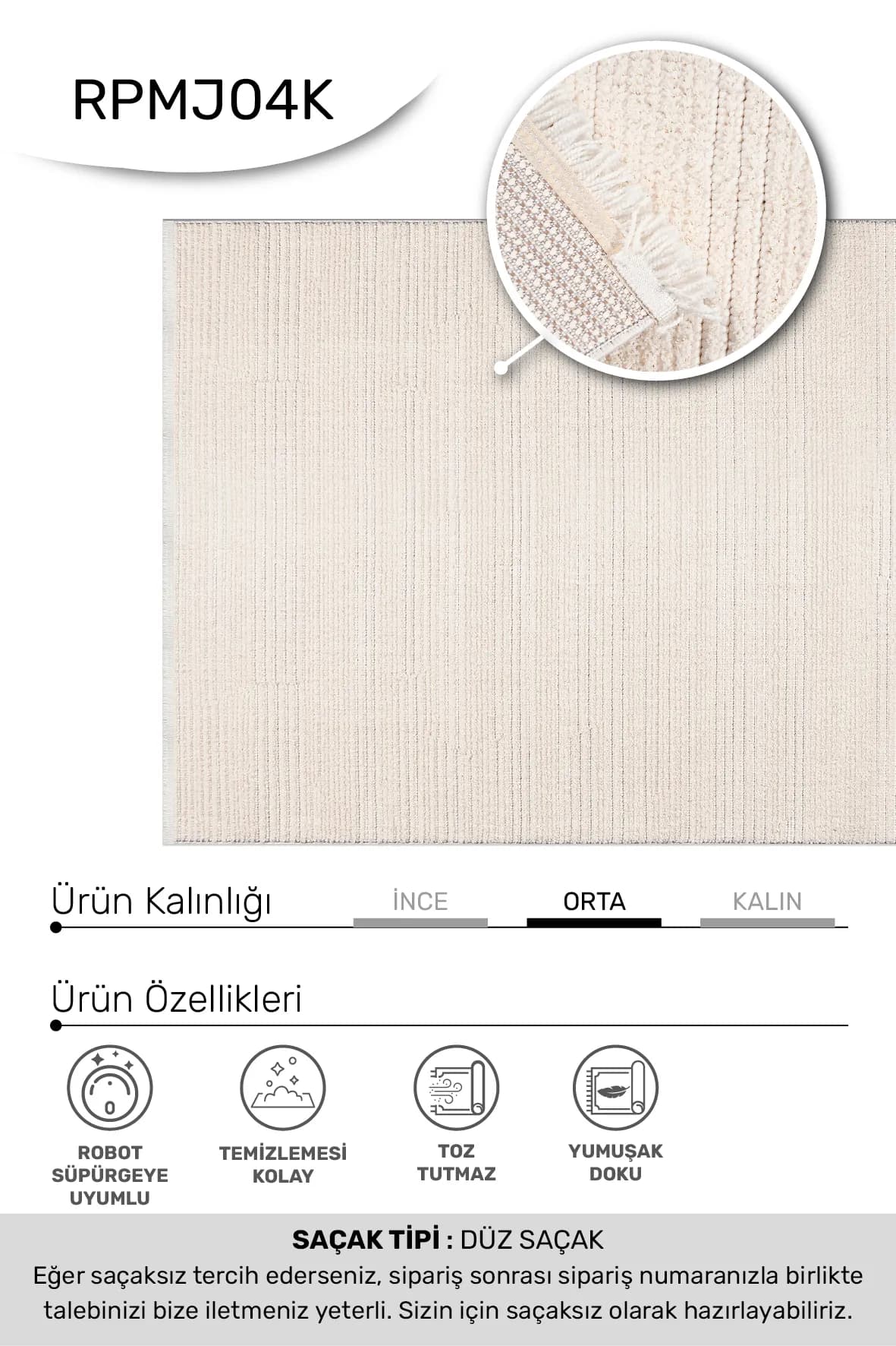 YoudayHomeCollection MARGİN Model Oturma Odası Halısı