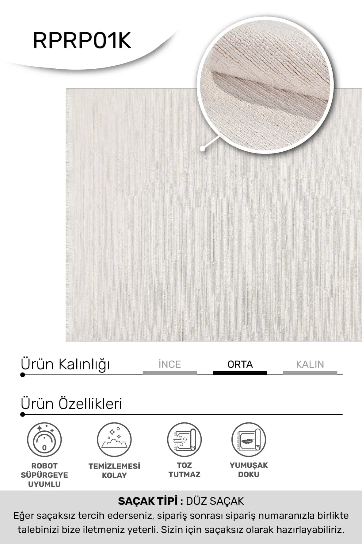 YoudayHomeCollection ROSA Model Oturma Odası Halısı