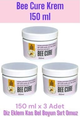 Bee Cure Krem Ağrılarınız Için Vücut ve Bölgesel Bakım 150 ml x 3 Adet