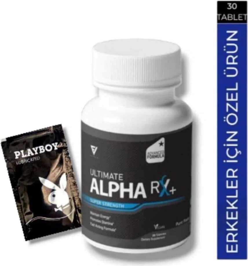 Alpha Rx Ultimate Erkeklere Özel Ürün 30 Lu Muzice Jel Hediye