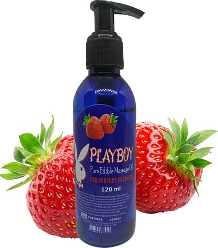 Playboy Aromaterapi Çilek ve Hindistancevizi Aromalı Masaj Yağı