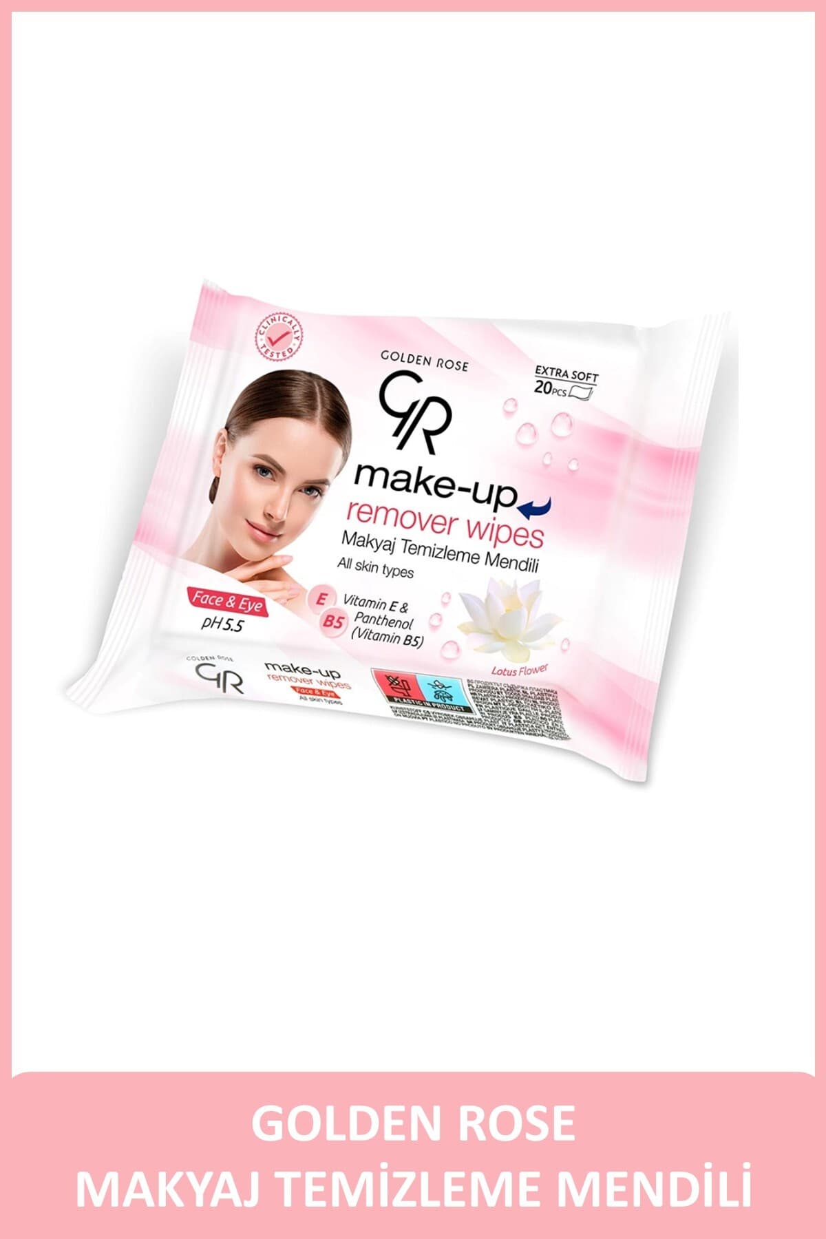 Makyaj Temizleme Mendili & Ph 5.5 20Lİ