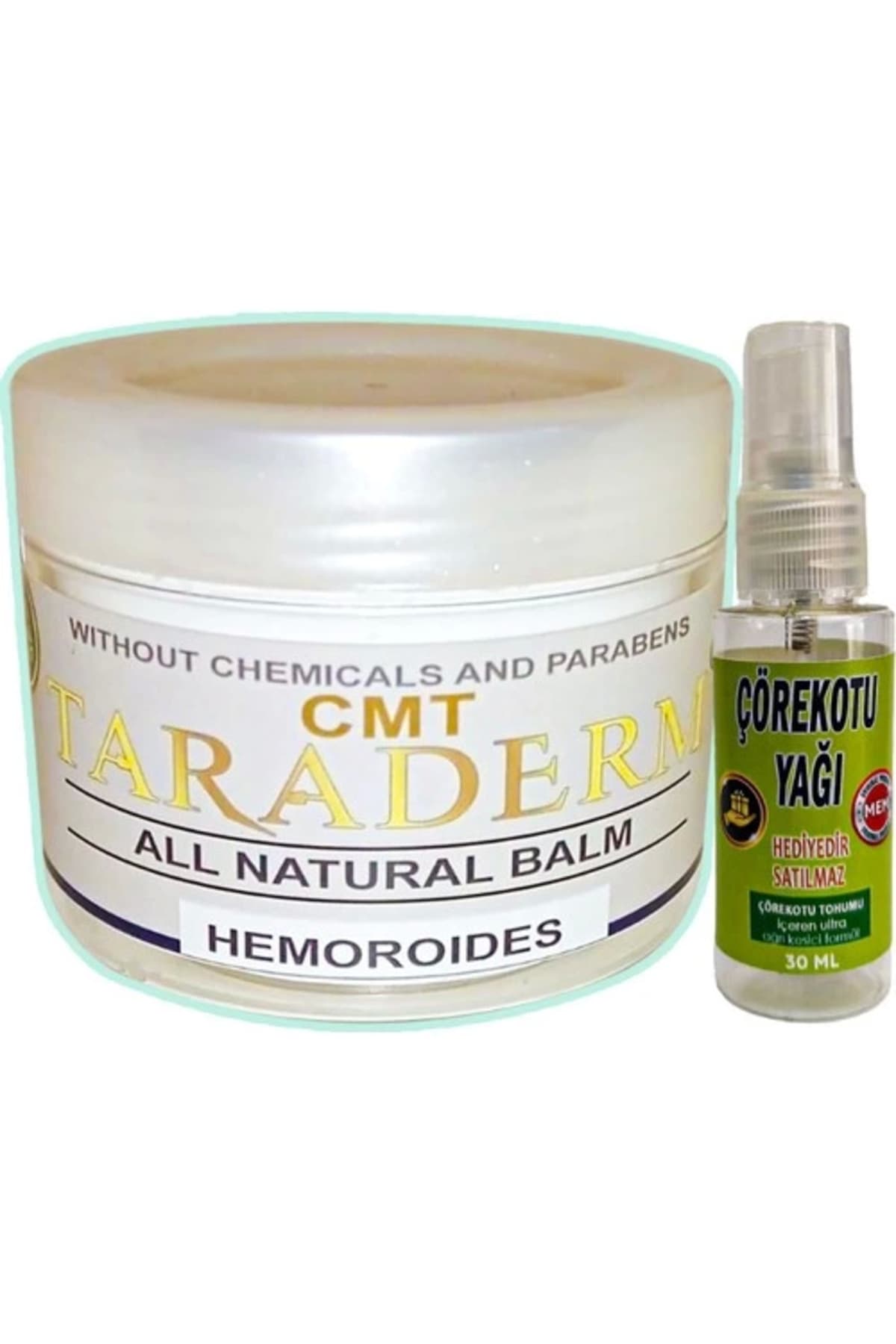 Taraderm Bakım Kremi 100 ml + Çörek Otu Yağı 30 ml