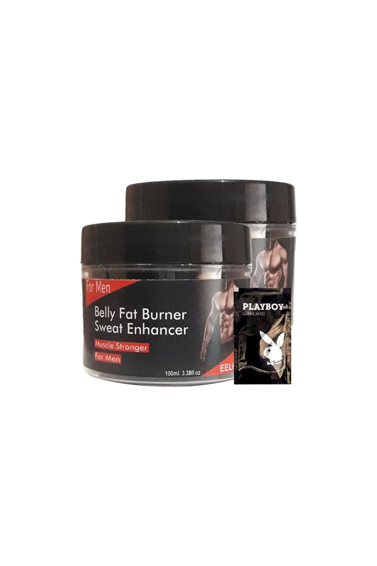 Belly fatBurner Yağları eritmek için masaj bakım kremi 2x100 ml+1 Adet Jel ile