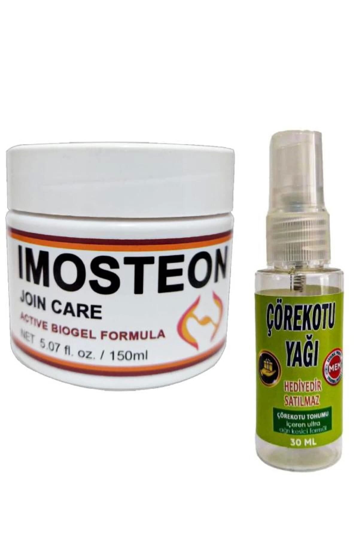 Imosteon Rahatlatıcı Masaj ve Bakım Kremi 150 ml X 2 ad+Çörek Otu Yağı ile 30 ml