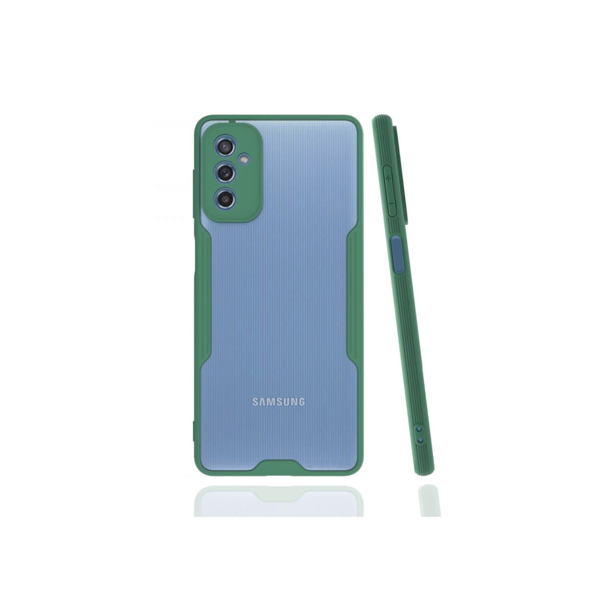 Galaxy M52 5G Kılıf Platin Silikon - Yeşil