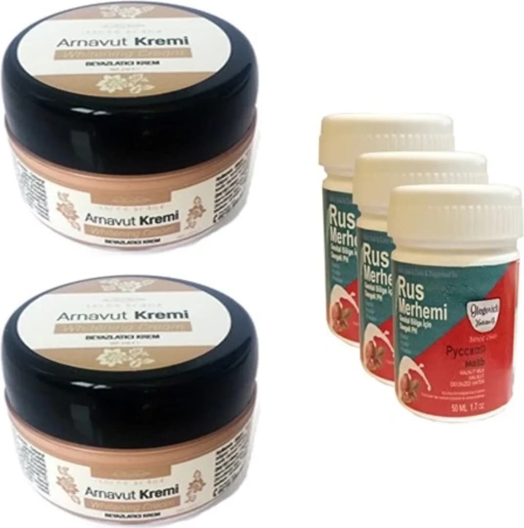 Süper Three Brand Arnavut Kremi 2 Adet + Rus Merhemi 50 ml 3 Adet