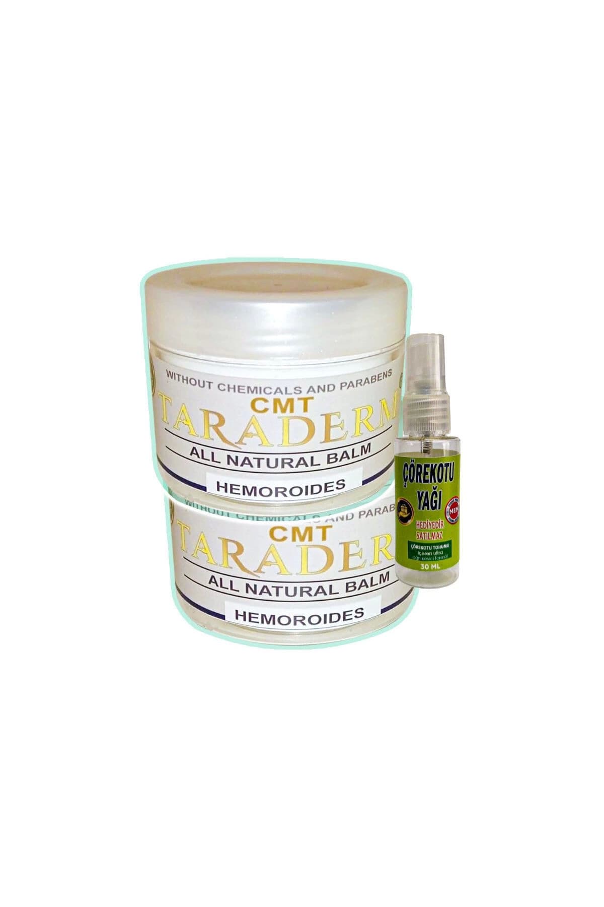 Taraderm 100 ml 2 Adet Rahatlatıcı Kremi + 30 ml Çörek Otu Yağ